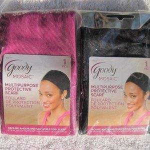 Goody Mosaic Multipurpose Protective Scarf Secure Maintain Hair Style Sleeping